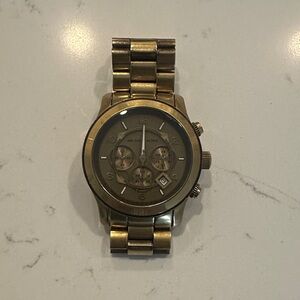 Michael Kors Gold-Tone Chronograph Watch